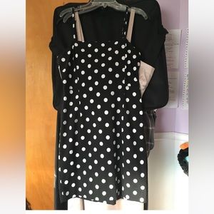 Forever 21 Black and White Polkadot dress 🖤🤍